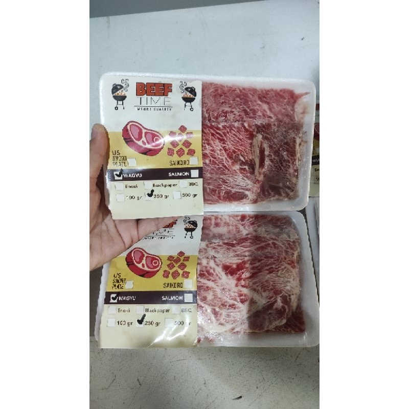 

Wagyu slice Premium 250gr