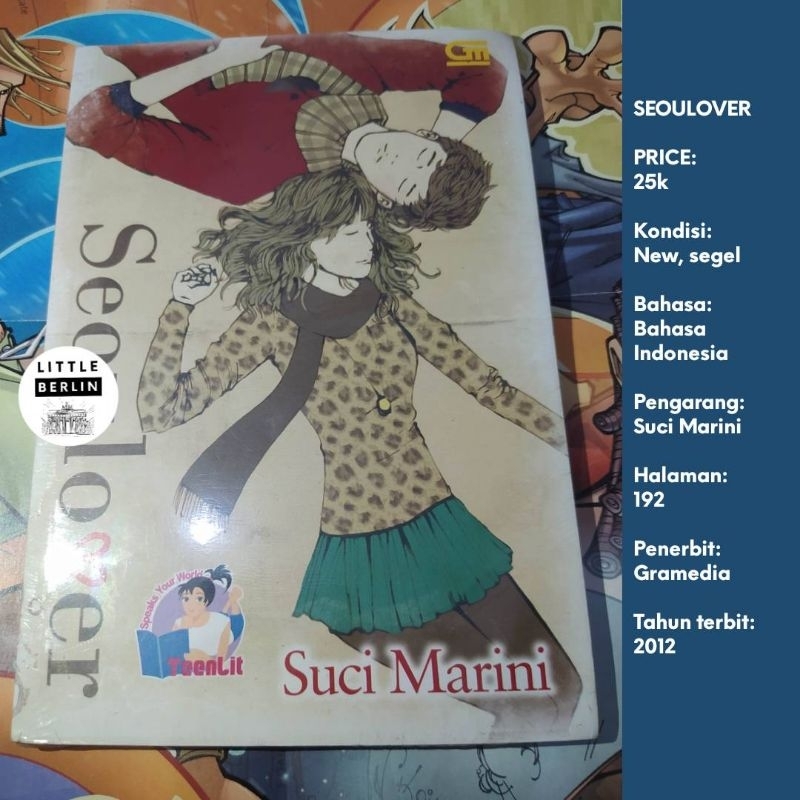 ORIGINAL Novel Teenlit SEOULOVER Terjemahan Bahasa Indonesia Gramedia