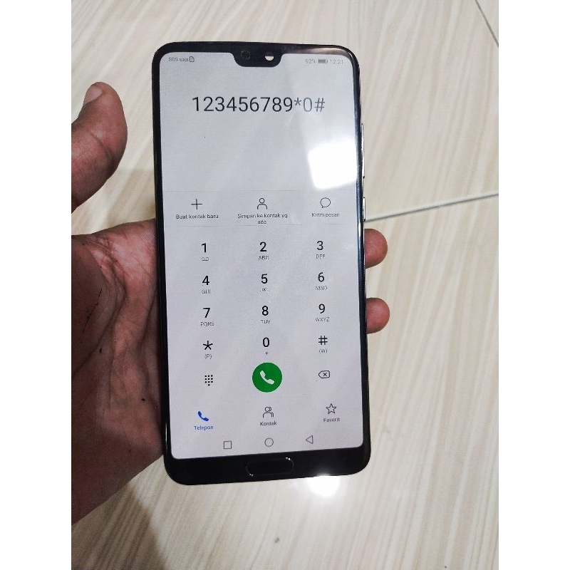 lcd layar huawei p20 pro CLT-L29 original copotan tested minus kaca cuil dikit sesuai foto