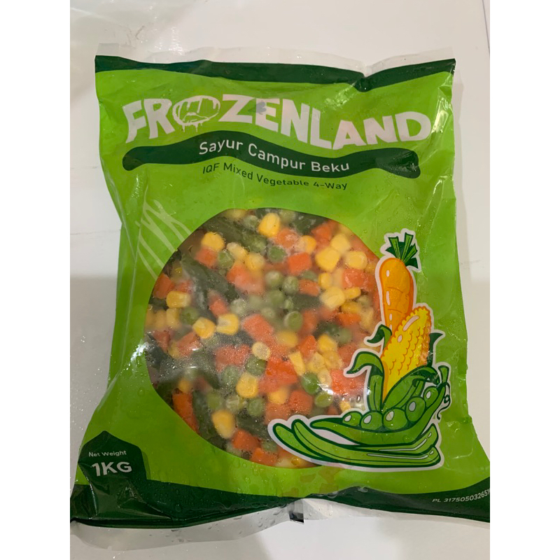 

Frozenland mix vegetable 1kg