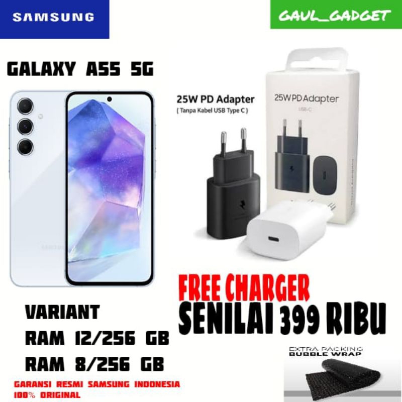SAMSUNG A55 5G 12/256 SAMSUNG A55 8/256 SAMSUNG A54 5G 8/256 SAMSUNG A54 5G 8/25 GB GARANSI RESMI SAMSUNG SEIN