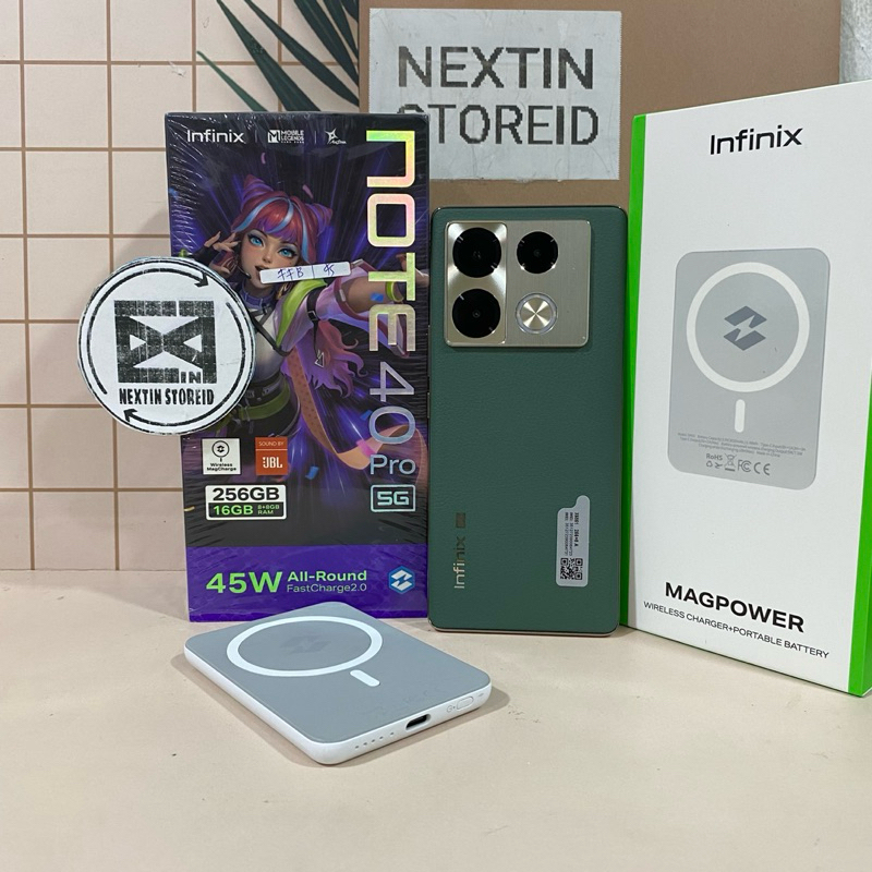 INFINIX NOTE 40 PRO 5G 8/256 SECOND FULLSET