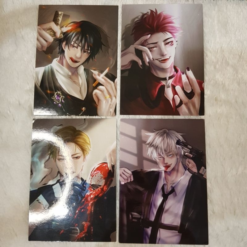 POSTCARD JUJUTSU KAISEN TOJI SUKUNA NANAMI GOJO ARTPRINT FANMERCH ANIMERCH DOUBLE SIDED [READ DESC] 