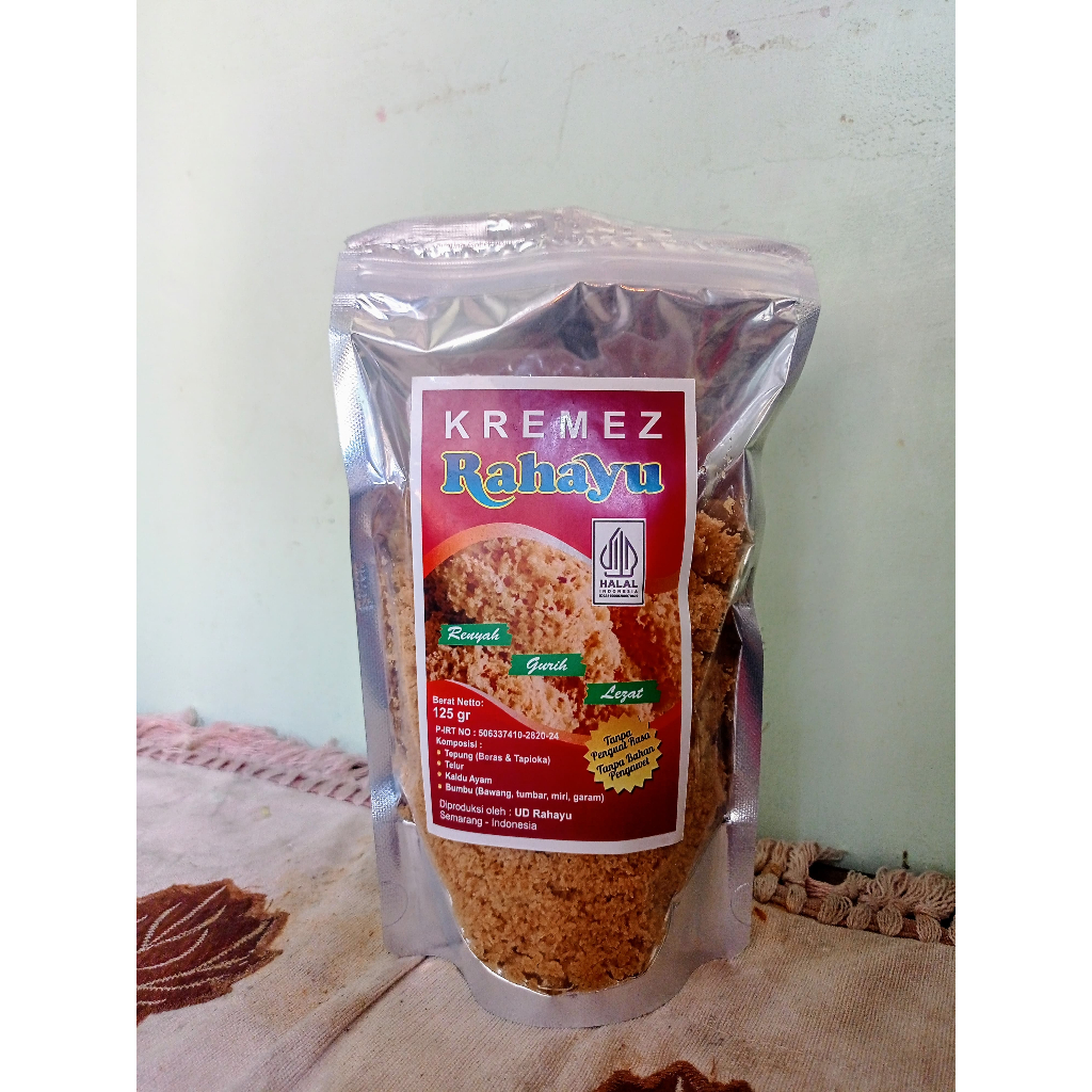 

KREMES AYAM RAHAYU TANPA MSG / PENGAWET