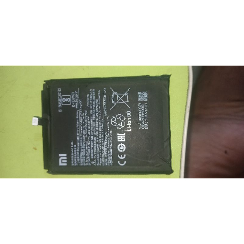 baterai redmi note 8 pro copotan