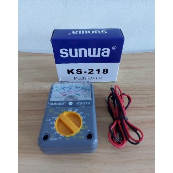 Multimeter Sunwa KS218 Multitester Sunwa Original KS 218 Multi Tester Avometer Analog Tester
