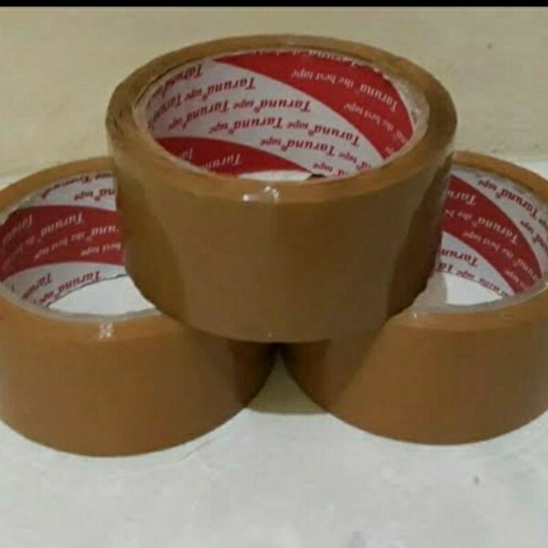 

Lakban Coklat Taruna 2" Diameter Lingkaran 10 Cm Harga Per 6 Pcs Produk / Per 6 Rol, Lakban Coklat Untuk Packing Harga Murah