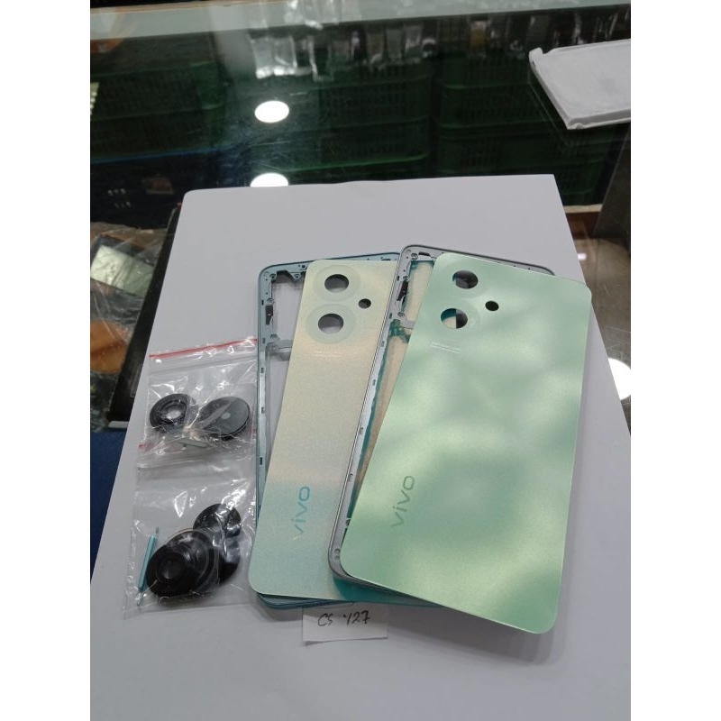 Housing - Kesing Fulset Vivo Y27 - Backdoor + Bezzel Vivo Y27 - Back Casing - Back Cover Vivo Y27