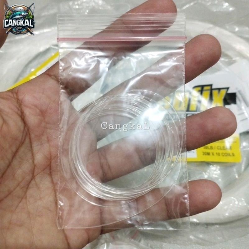 Senar Leader SUFIX dan XPS fluorocarbon potongan kecil 1 meter