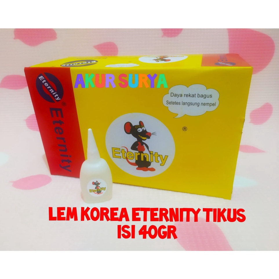 

Borong Sekarang ISI 2 PCS PAS 1 KILO LEM ETERNITY JUMBO GAMBAR TIKUS DUS BOX LEM KOREA ORIGINAL BERKUALITAS LEM SETAN LEM SERBAGUNA LEM SERBA GUNA LEM TETES CAIR LEM POWER GLUE LEM ALTECO ETERNITY SUPER JUMBO ORIGINAL BERKUALITAS