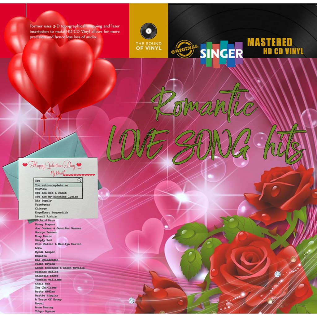 cd audio Romantic Love Songs Hits + Music Barat