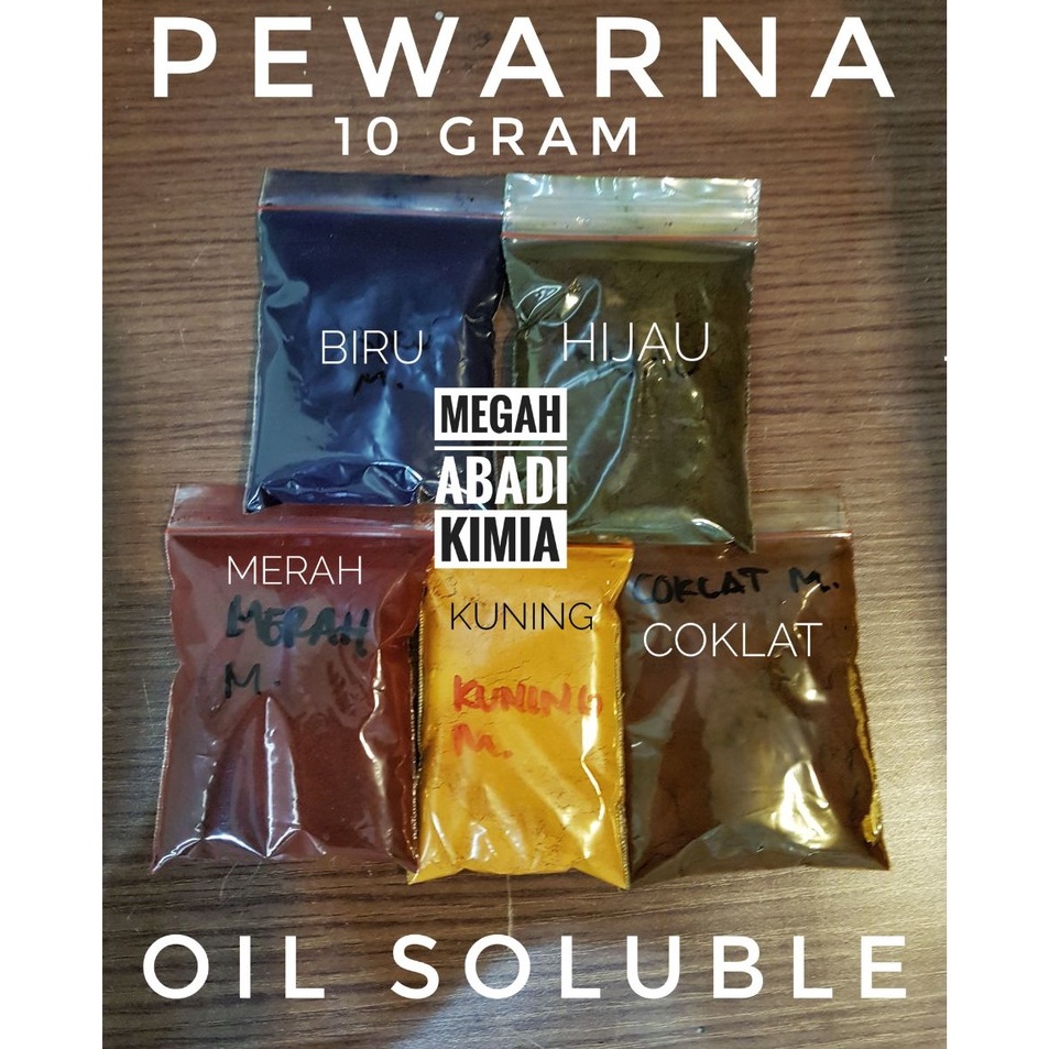 

Lebih Meriah Pewarna minyak oil Soluble 1 Gram