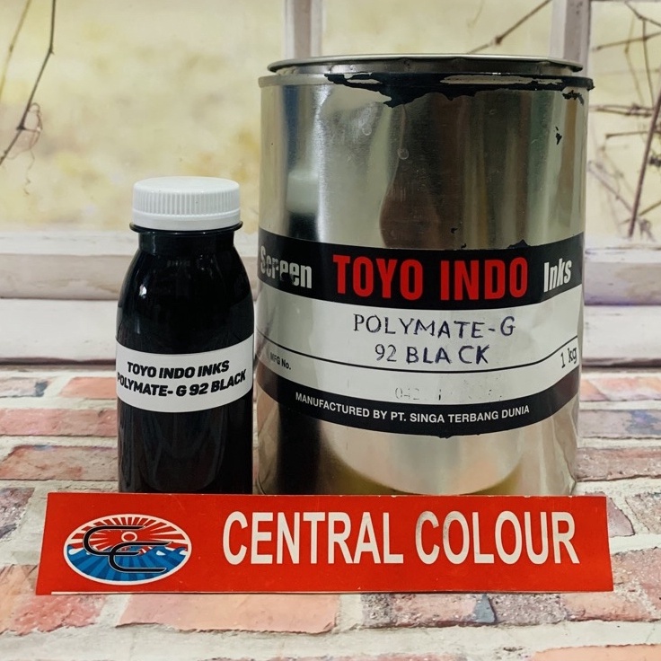 

Grosir Belanja Tinta Toyo PolymateG 92 Black Hitam Tinta Sablon Plastik 5GR