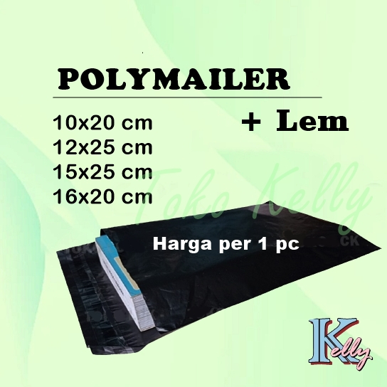 

[Y24] 1pc Plastik Lem Polymailer KECIL 10x20 12x25 16x20 15x25 cm packing olshop
