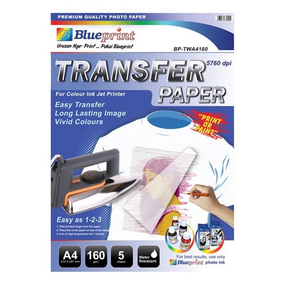 

Top Promo Blueprint BPTPA416 Transfer Paper White A4 BPTWA416