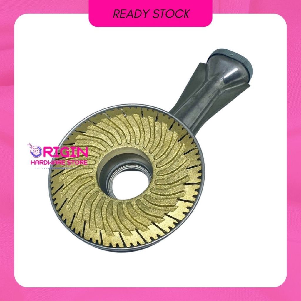 Cerobong SET Rinnai BGX Tipis - Cangklong + Burner / Kuningan Kompor Gas Rinai 702 712 Tornado