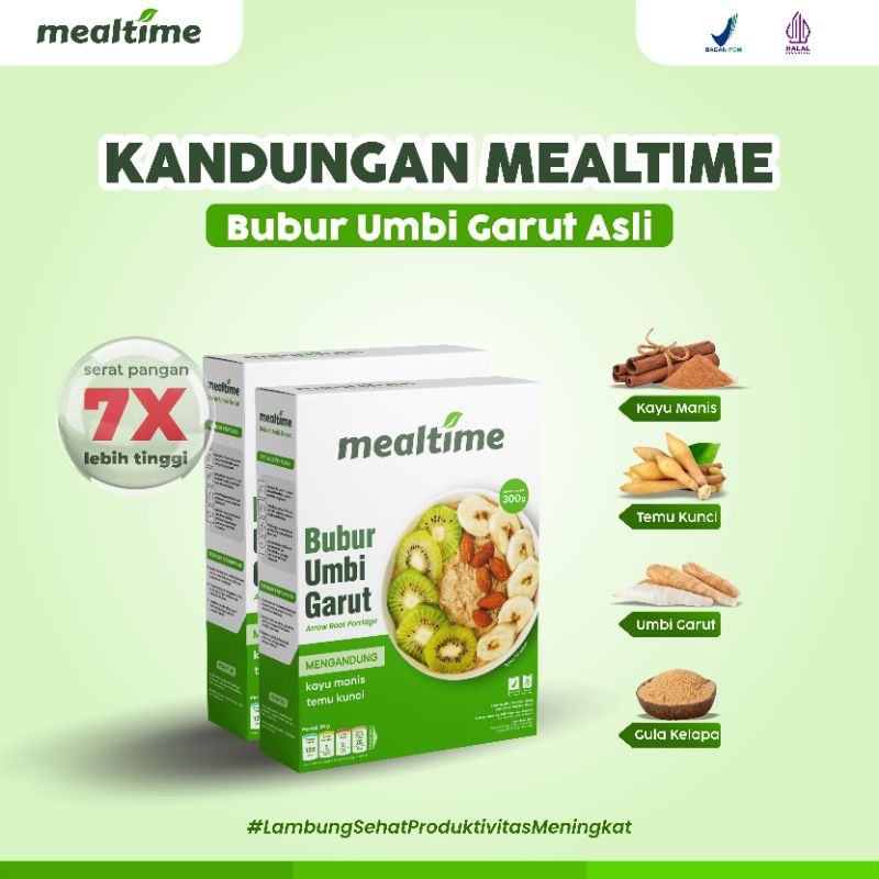 

Mealtime Serat Pangan Arrowroot Poridge