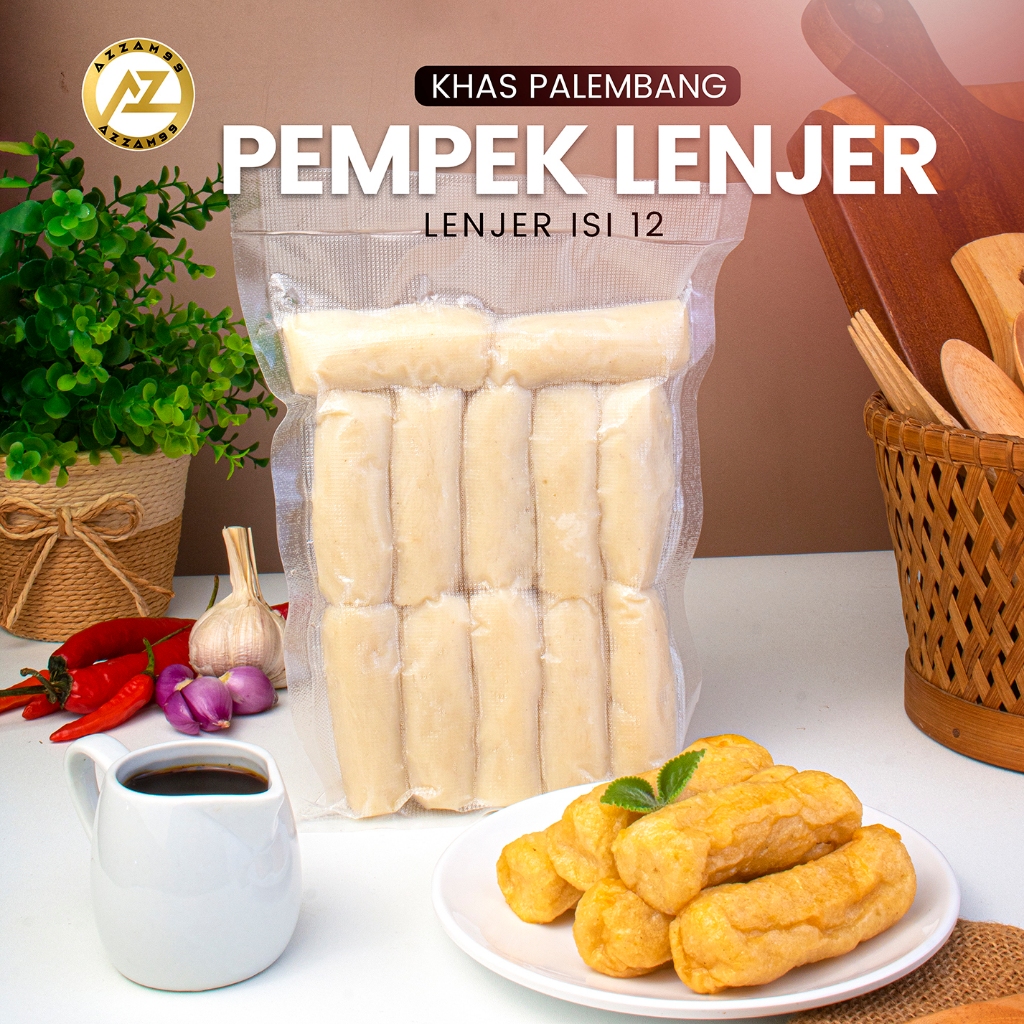 

PEMPEK LENJER KECIL KEMASAN 12PCS/PEMPEK PALEMBANG/PEMPEK KHAS PALEMBANG/PEMPEK FROZZEN