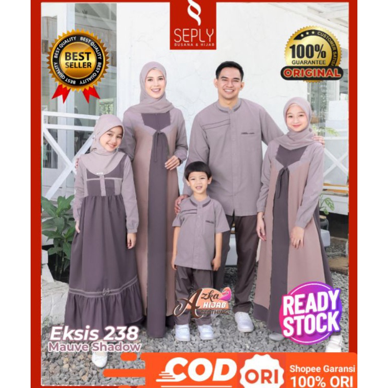 Harga Murah SEPLY SARIMBIT EKSIS 238 MAUVE SHADOW  SARIMBIT EKSIS 224  BAJU COUPLE KELUARGA  BAJU MU