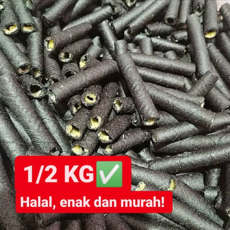 

500g Barcelona Black Vanila/Mini Wafer Roll murah