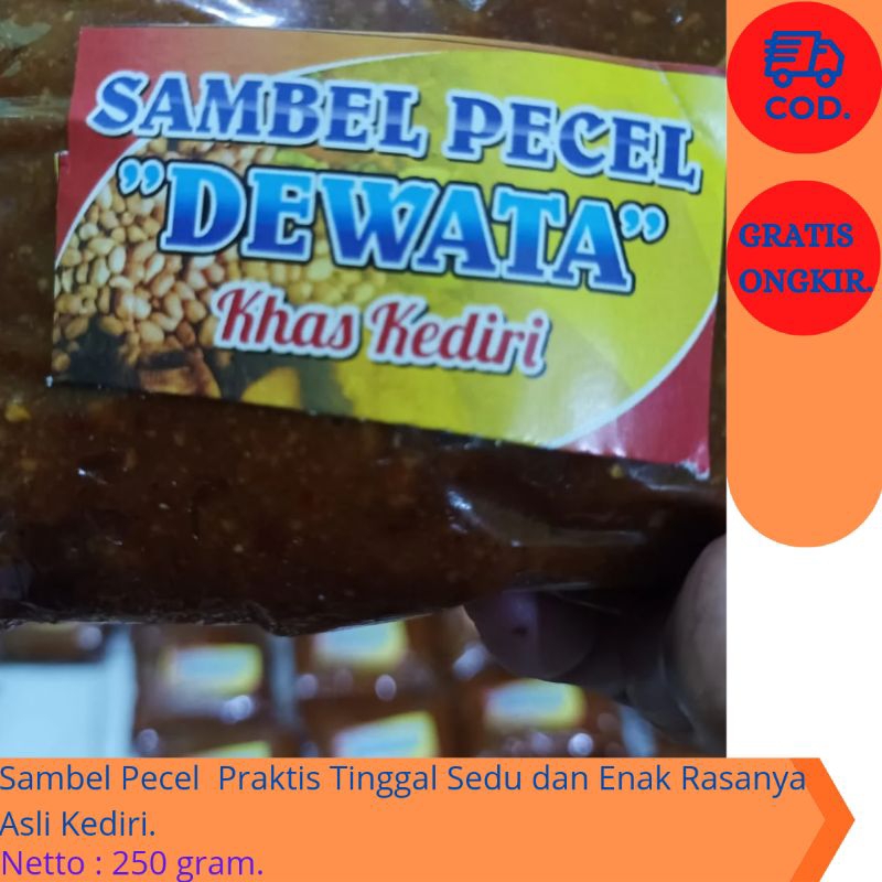 

Sambel Pecel Praktis Tinggal Sedu dan Enak Rasanya Asli Kediri.