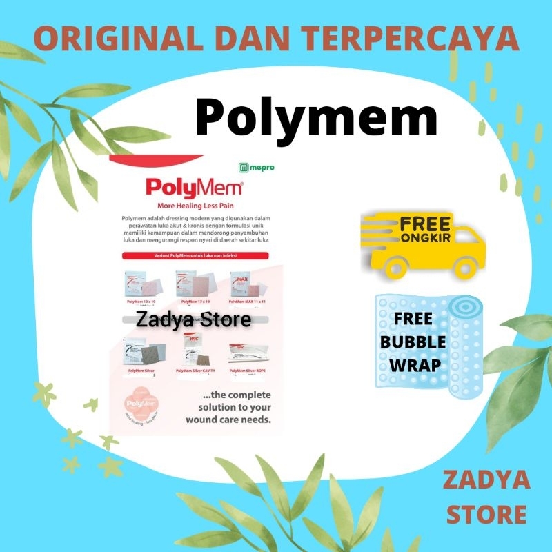 TERMURAH POLYMEM pembalut luka serbaguna berbagai ukuran