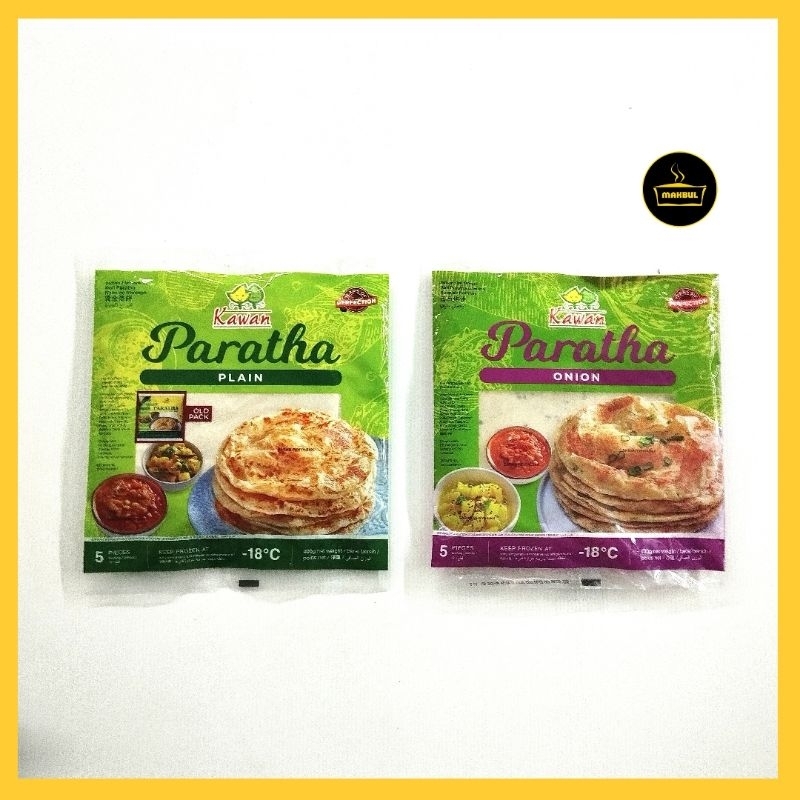 

Kawan Roti Paratha Plain, Bawang Onion 5 lembar ± 18cm Frozen (Produksi Malaysia)