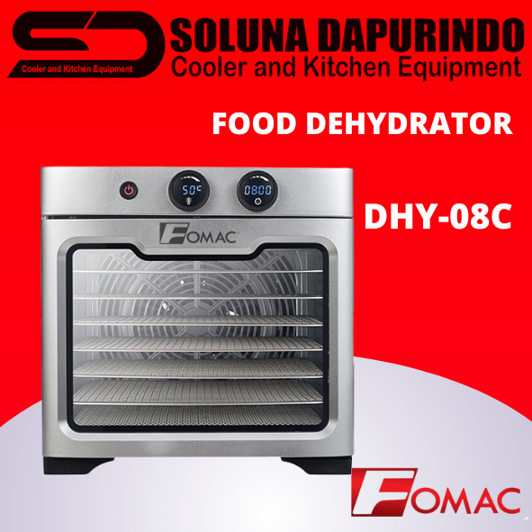 Fomac Food Dehydrator DHY-08C - Mesin Pengering Makanan Digital 8 Tray
