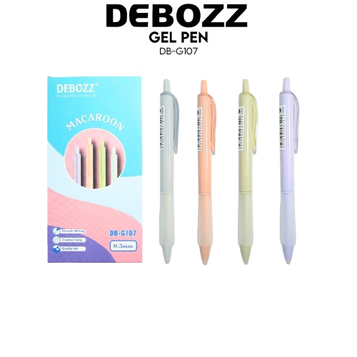 

Debozz Gel Pen / Ball Pen Debozz Click Macaron DB - G107 0.5 Per 1 Pcs