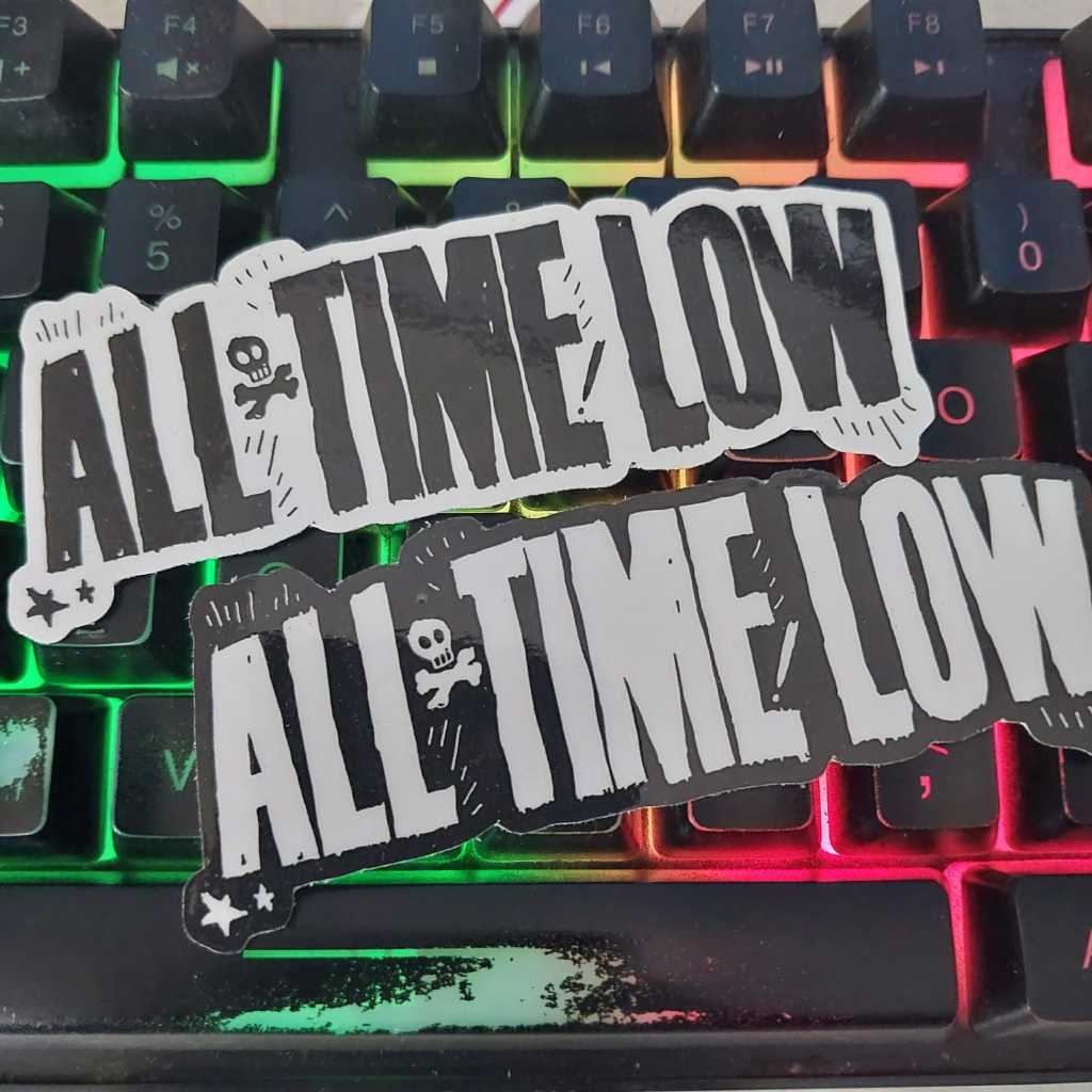 

STIKER ALL TIME LOW - STIKER MUSIK BAND METAL / PUNK / HARDCORE - VINYL ANTI AIR