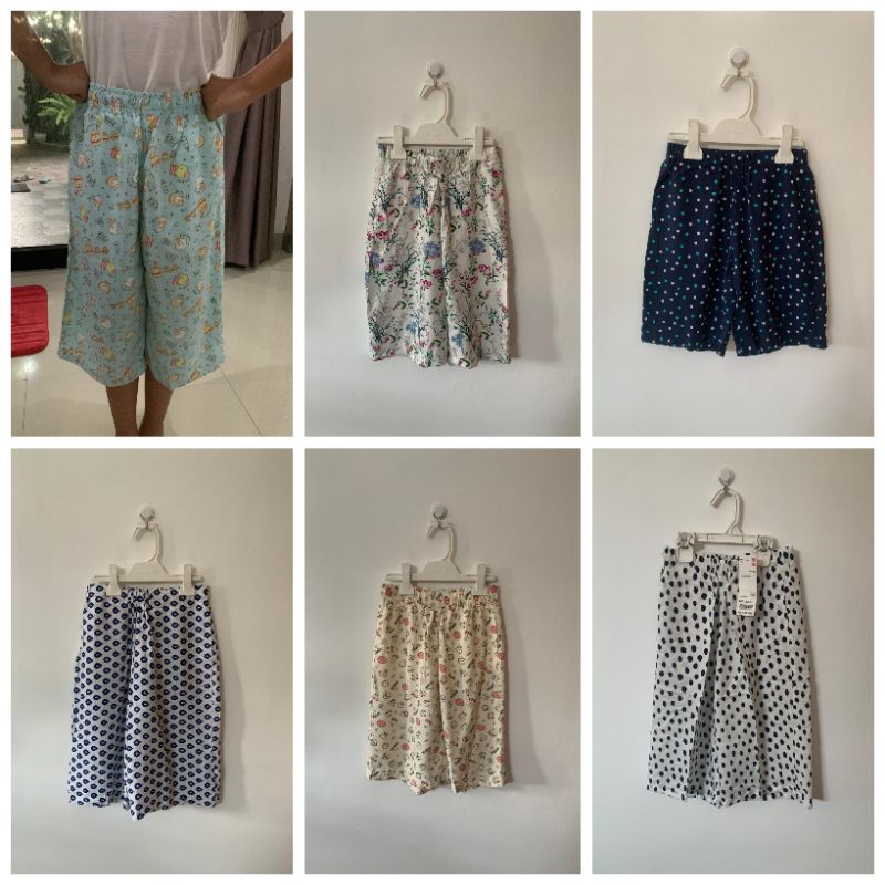 celana kulot uniqlo relaco