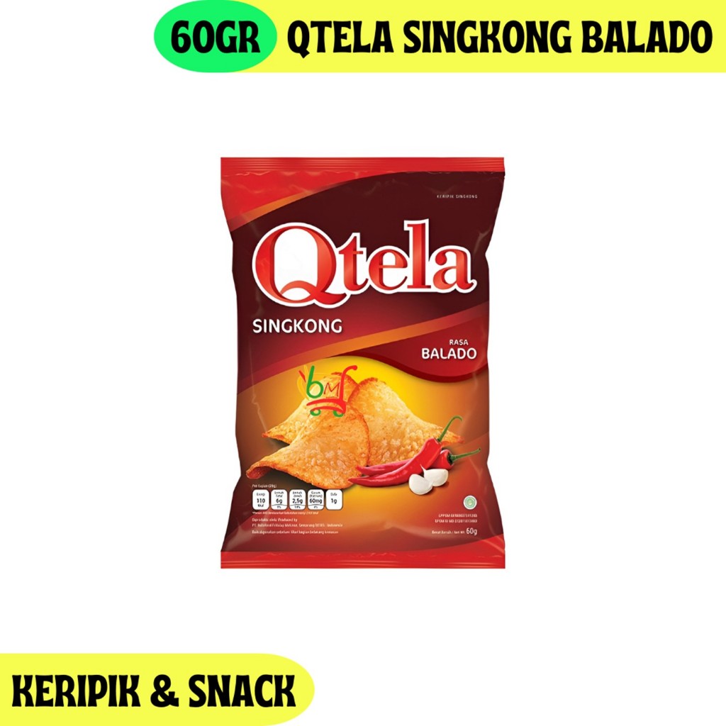 

Qtela Balado Keripik Singkong Renyah dari Indofood