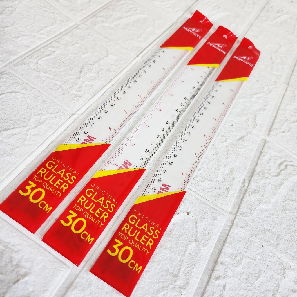 

PENGGARIS PLASTIK MONTANA 30 CM / RUREL TEBAL / MISTAR PLASTIK