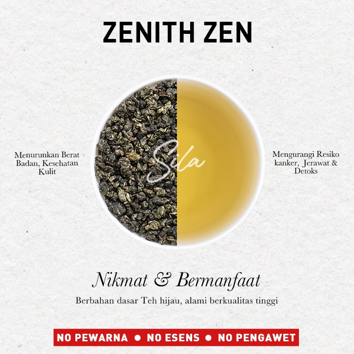 

Sila - Zenith Zen - Pure Specialty - The Finest Series - Cafe Pack - Teh Premium - Green Tea