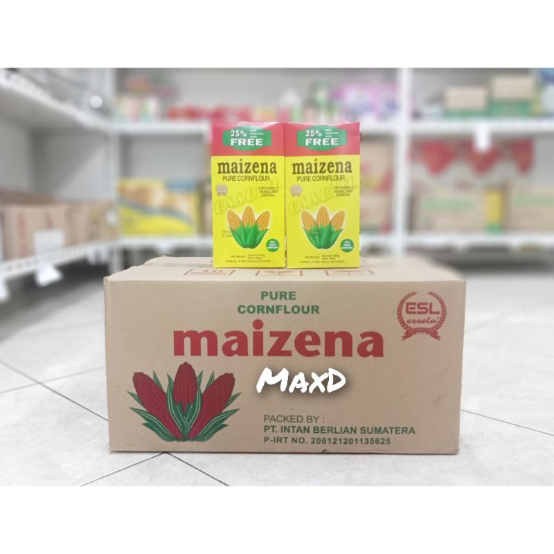 

Tepung Maizena Essela 500gr × 24 Pcs 1 Dus