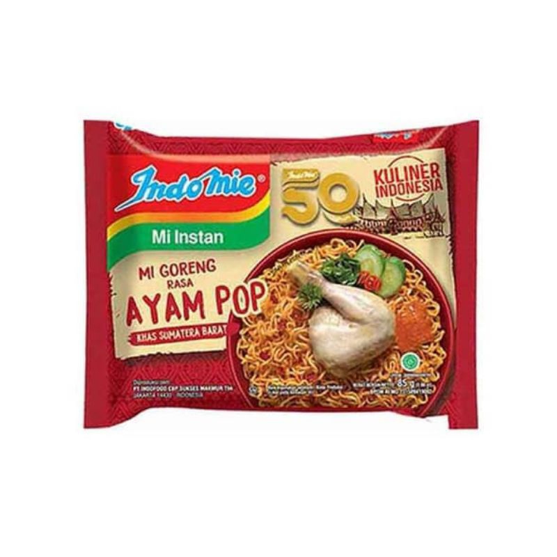 

mie indomie ayam pop