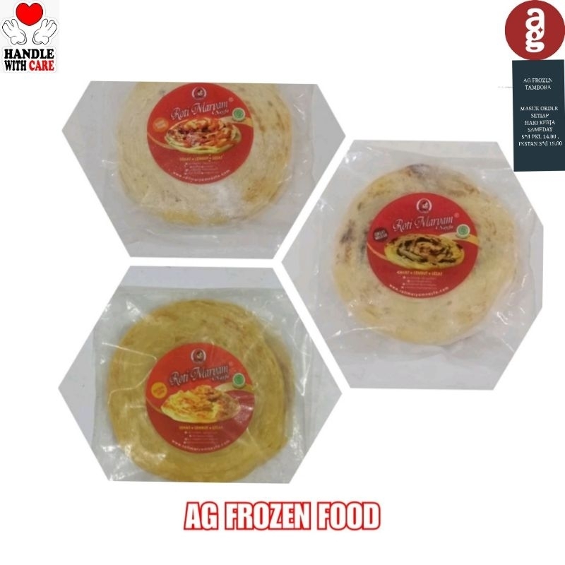 

Roti Maryam Narya Original/Pedas & Coklat 300 Gram