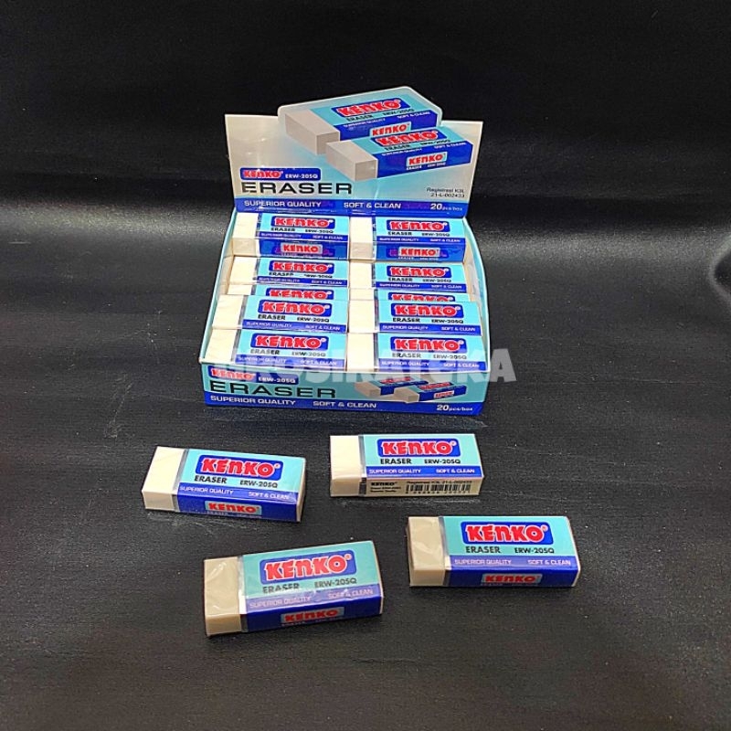 

ERASER, PENGHAPUS, STIP ERW 20SQ PUTIH KENKO