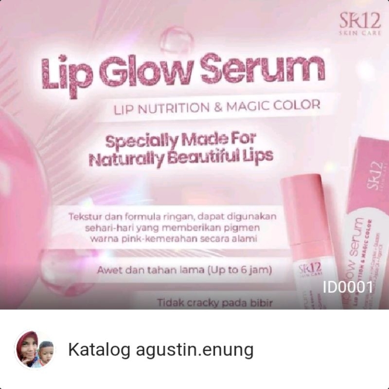 New Formula Lip Glow Serum Nutrition and Magic Color SR12 Skincare/BPOM/HALAL
