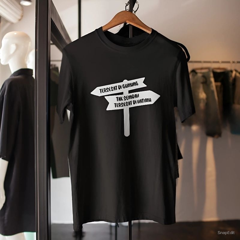 Kaos Pendakian Gunung Tersesat Di Gunung Combed 24s - M L XL XXL XXXL