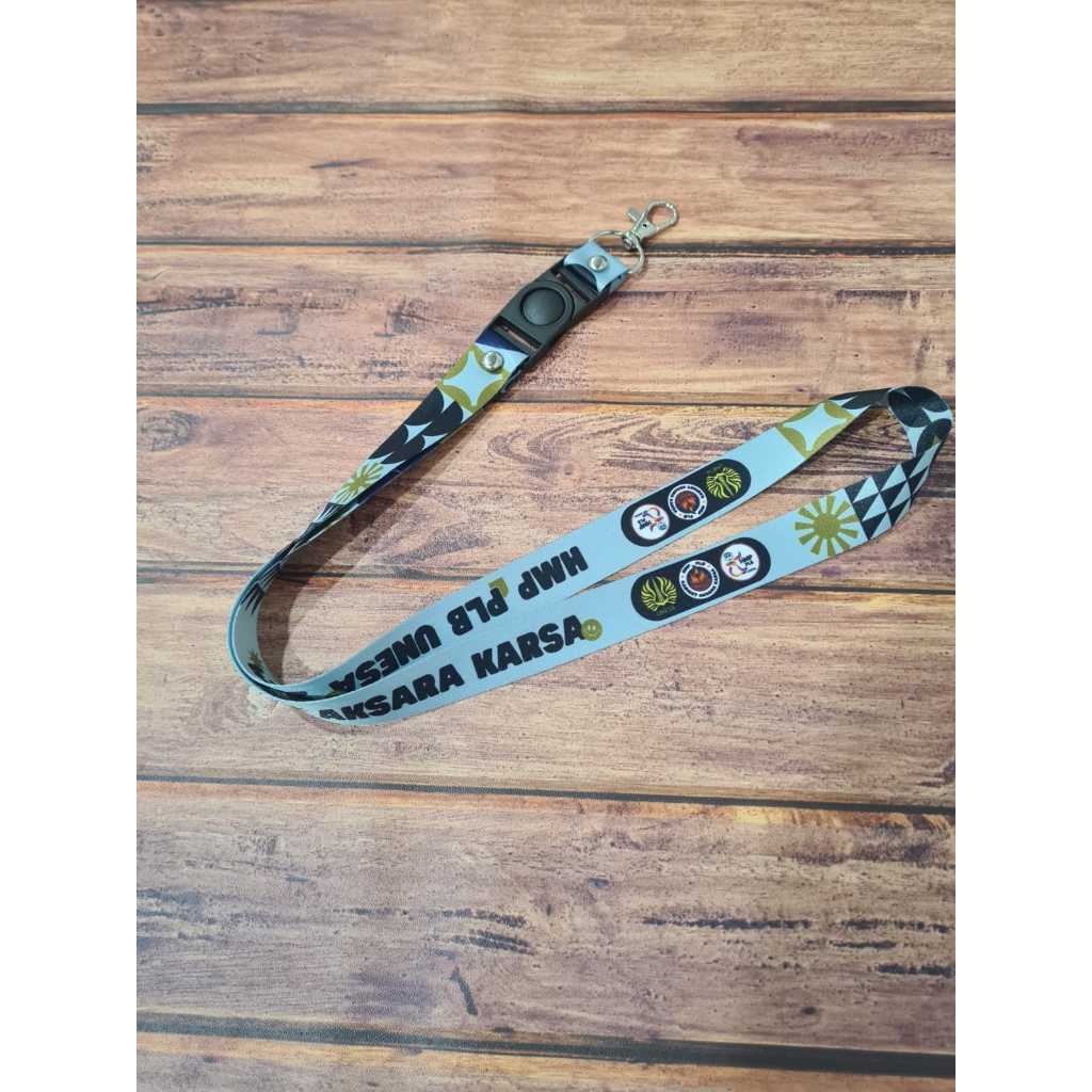 

Lanyard Custom Printing / Cetak Lanyard Custom Design Warna Gradient