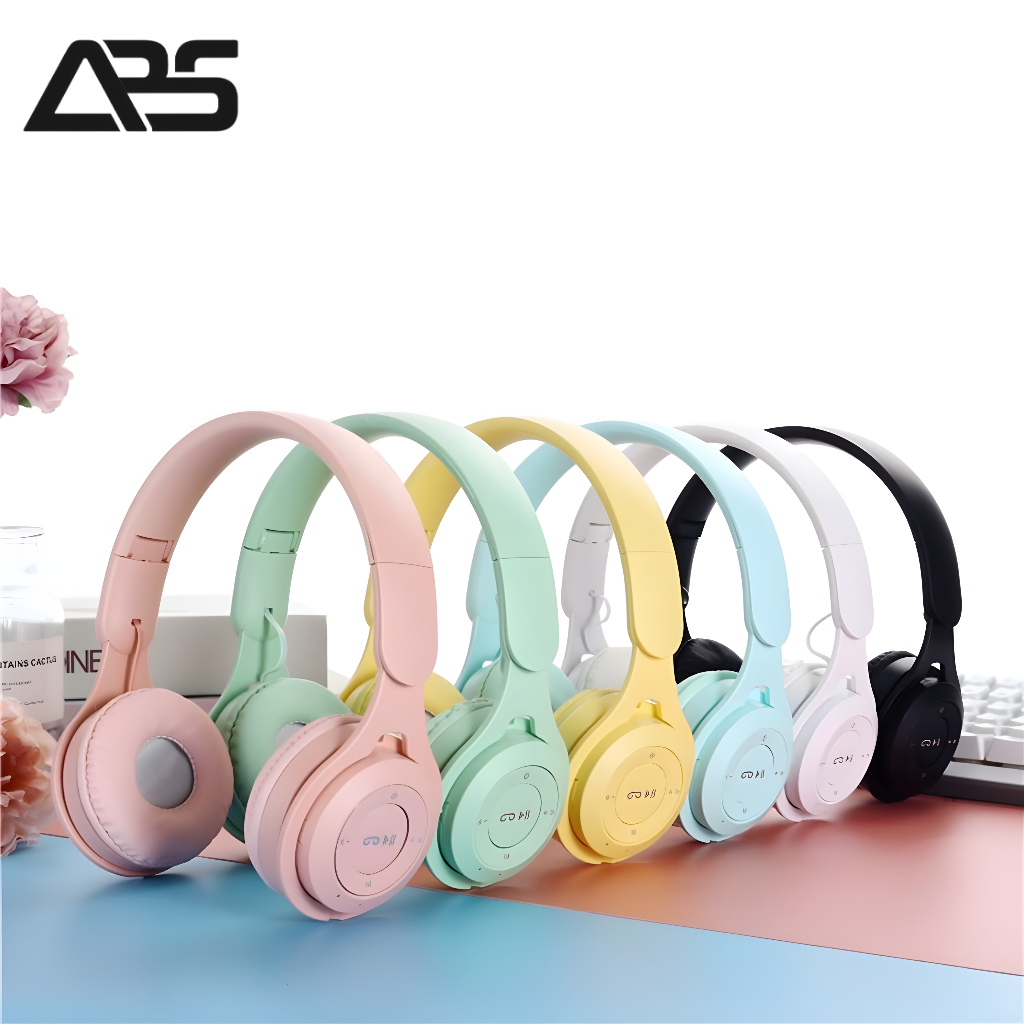 ABS - Headphone Bluetooth Y08 Pure Bass Headset Earphone Handsfree Bluetooth Bando Extra Bass Macaro