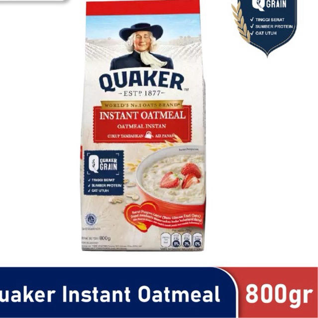 

Quaker kemasan 800gr