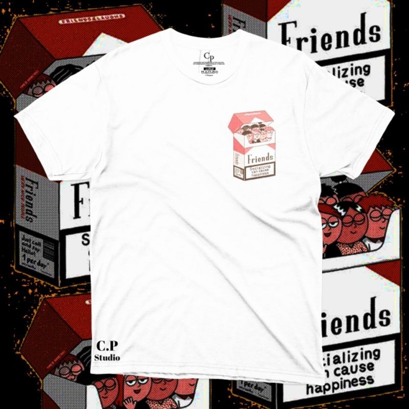 CP.Studio TShirt - Kaos MARLBORO FRIENDS | Baju PARODY