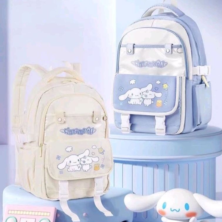 Tas Ransel Cinnamoroll / Tas Import Cinnamoroll / Tas Sekolah Cinnamoroll