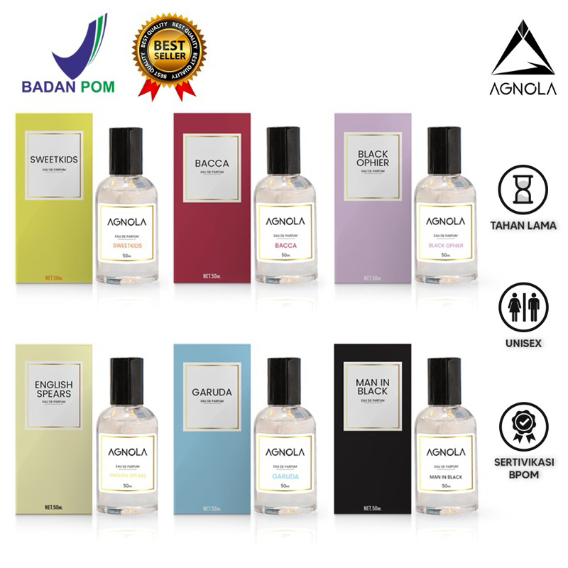 [BPOM] Parfum AGNOLA PREMIUM  Black Ophier 50 ml / Parfume Garuda 50 ml / Parfume badan / Parfum Gar