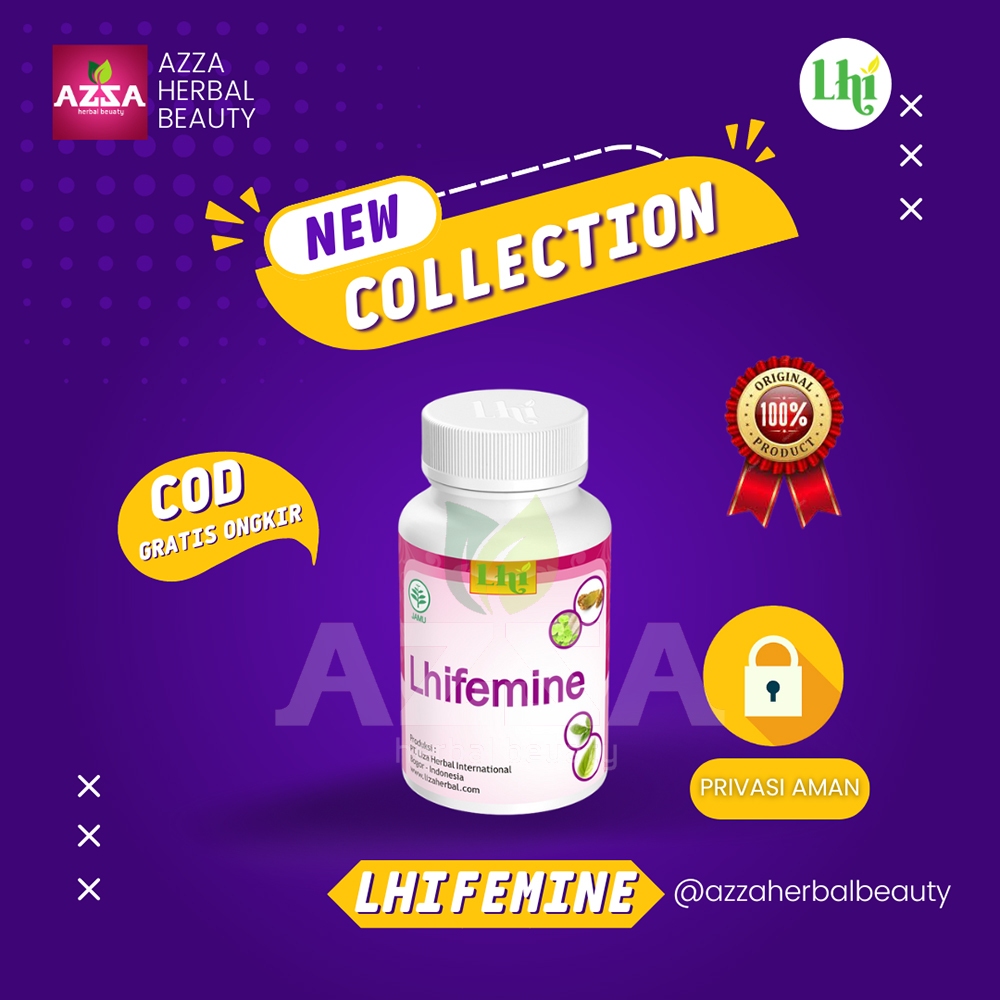 Lhifemine Original BPOM - Suplemen Kesuburan Wanita, Obat Perapat Miss V-Keputihan