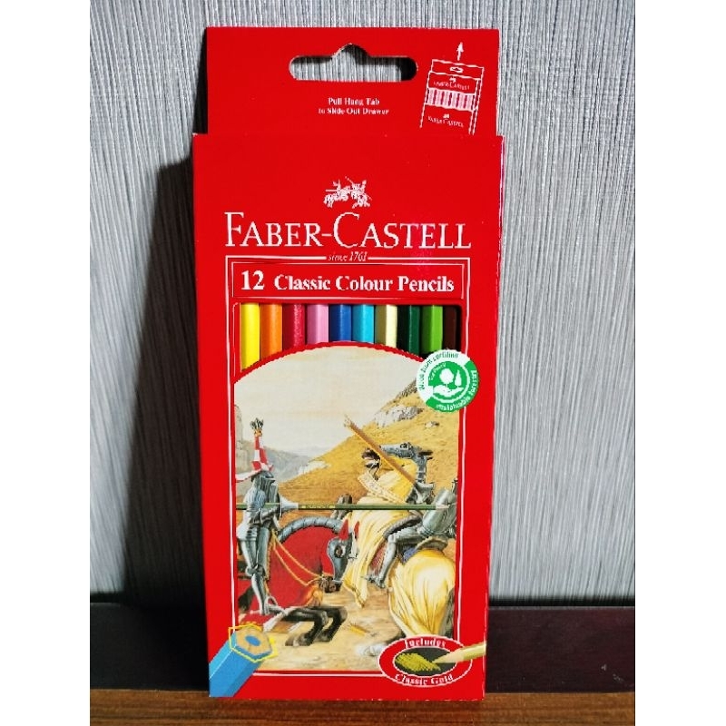 

Pensil Warna Faber Castell Classic 12 Warna (panjang)