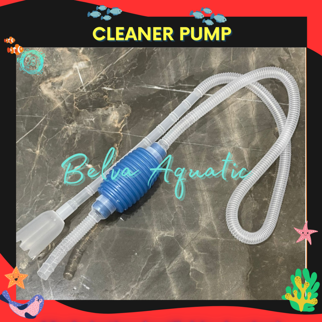 Giltbite_ Alat Penguras Aquarium Penyedot Air Siphon Cleaner Pump Sipon Aquarium