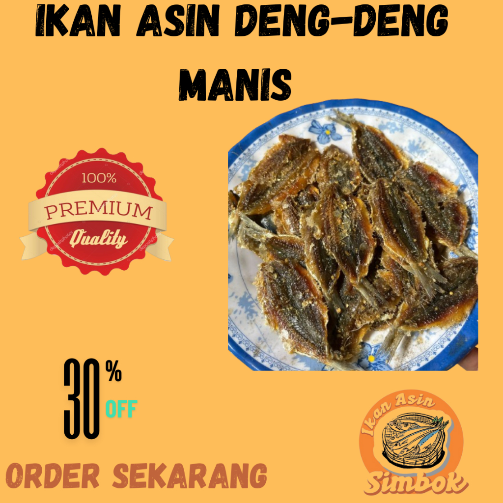 

Ikan Asin Dendeng Manis Tersedia Berat 250,500, 1000 Gram